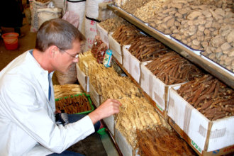 Chinesischer Kräutermarkt